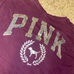 Victoria Secret PINK bling long sleeve shirt